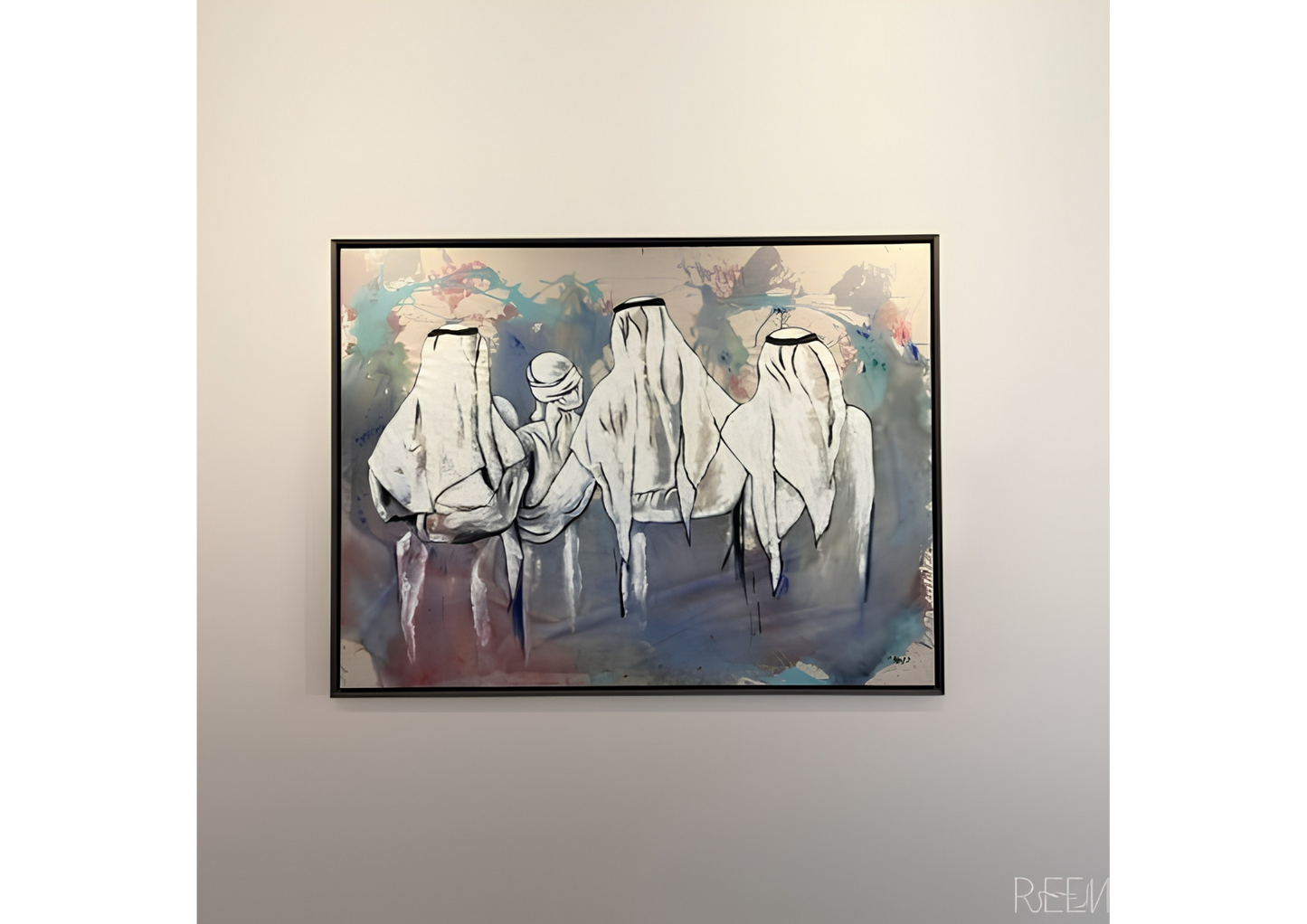 Men in Qitra - Original Painting