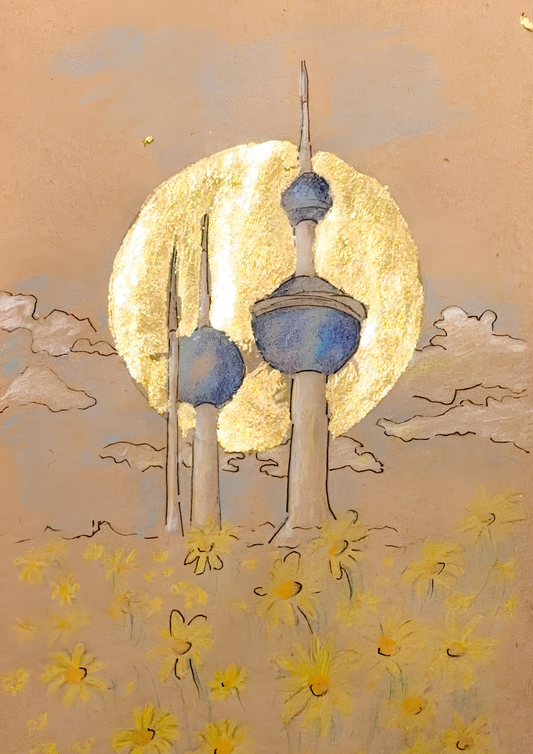 Kuwait Towers - Fine Art Print